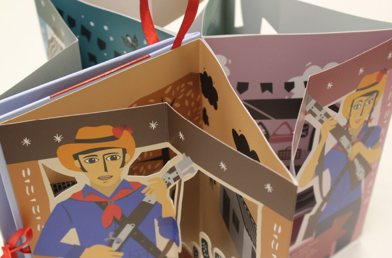 Livro Pop-up - O Pipoco dos Bacamarteiros - Imagem 4